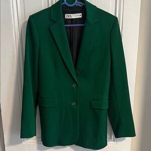 Zara Women's Green Blazer